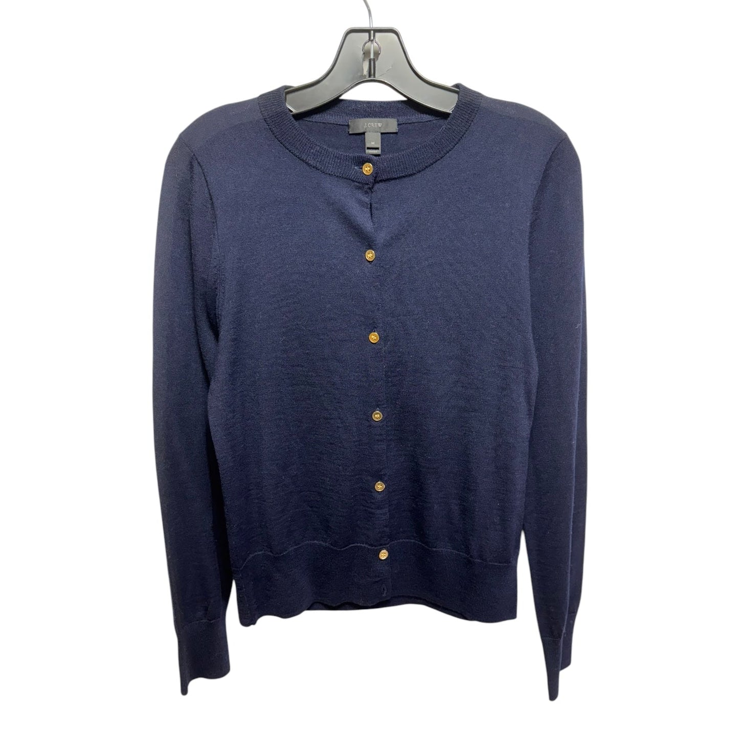 Sweater Cardigan By J. Crew In Navy, Size: M