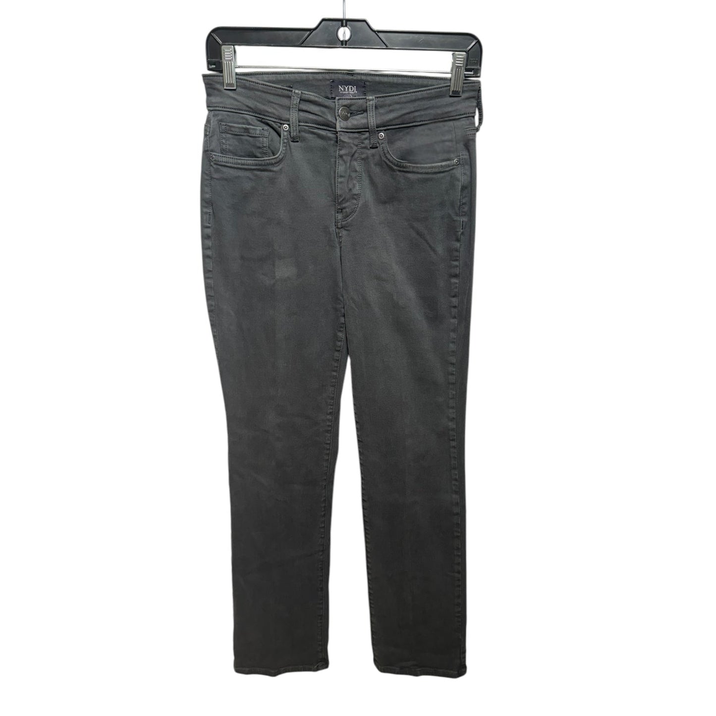 Jeans Straight By Not Your Daughters Jeans In Grey Denim, Size: 2