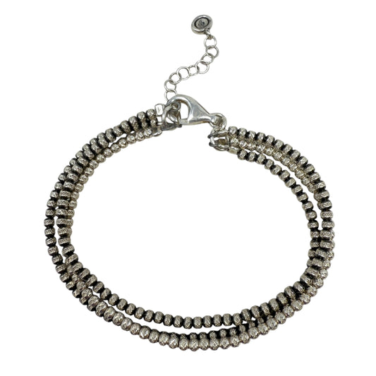 Virtuoso Sterling Silver Three-Strand Chain Bracelet By Clothes Mentor