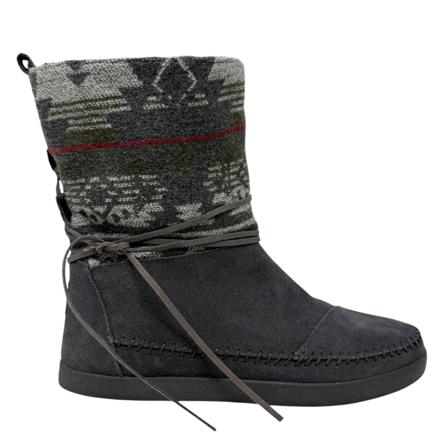 Jacquard Nepal Boots By Toms In Grey, Size: 8.5