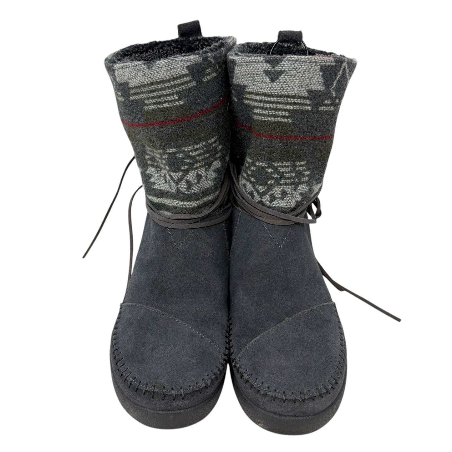 Jacquard Nepal Boots By Toms In Grey, Size: 8.5