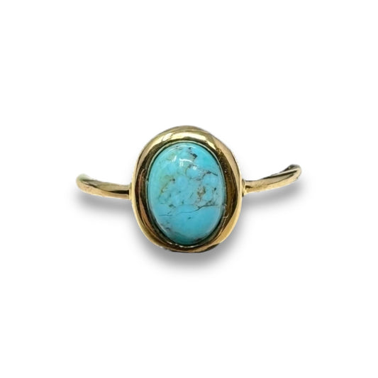 Turquoise Ring Sterling Silver Unbranded, Size: 8