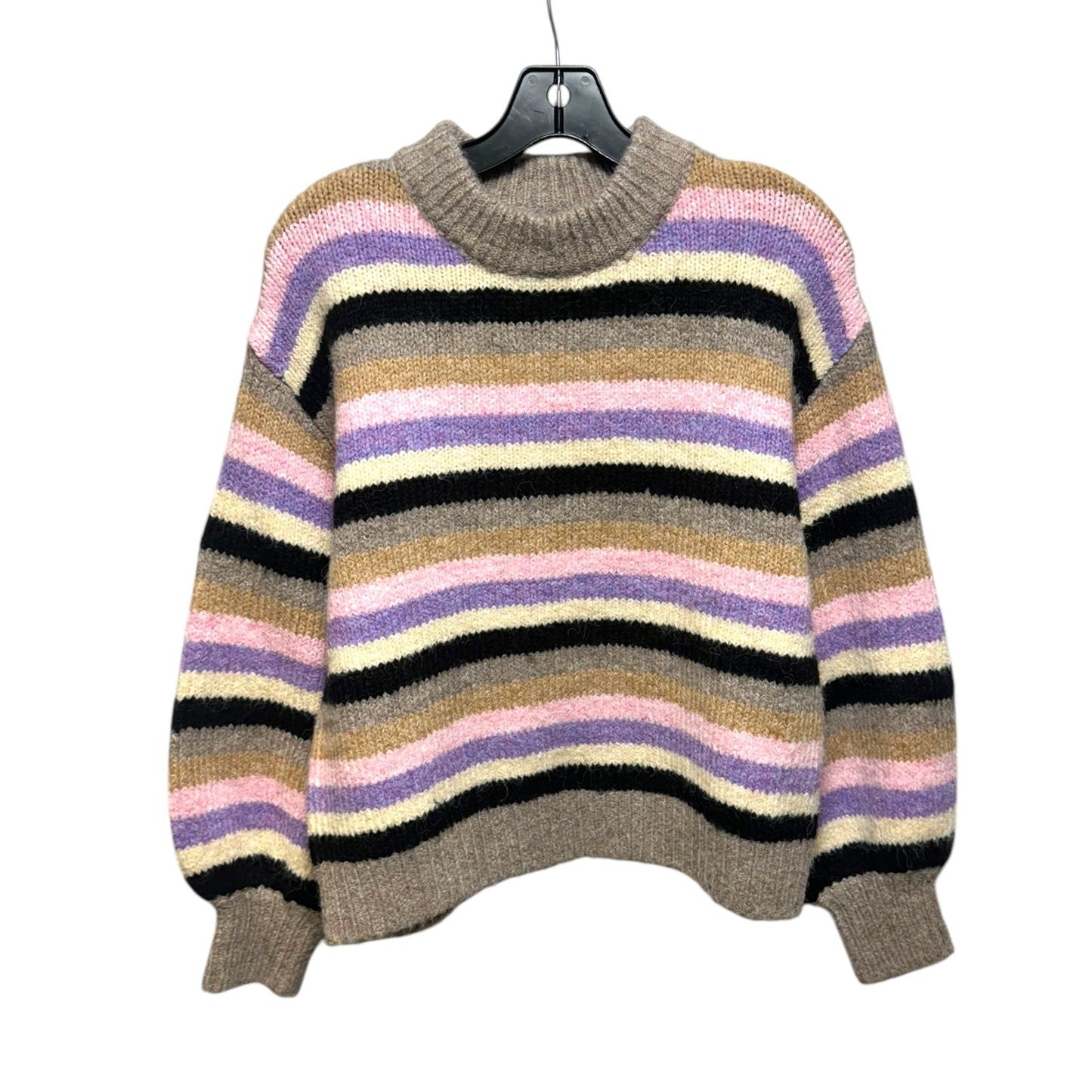 Striped Ribbed Sweater By Anthropologie In Multi-colored, Size: XS