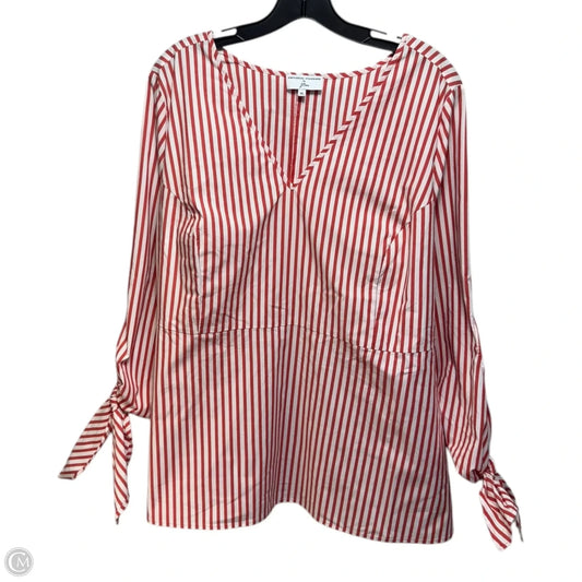 Top Long Sleeve By J. Crew In Striped Pattern, Size: Xl
