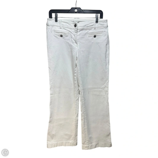 Jeans Wide Leg By J. Crew In White Denim, Size: 8