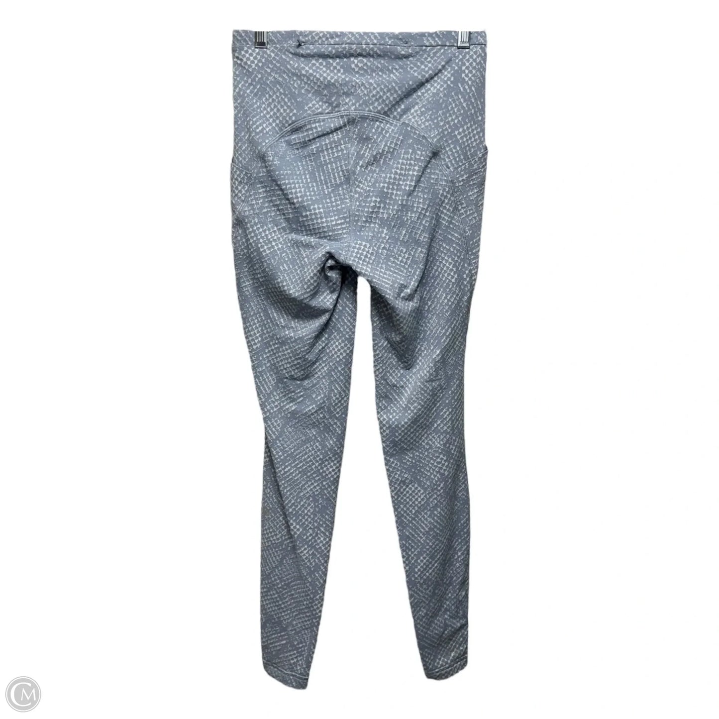 Athletic Leggings By Lululemon In Blue & White, Size: 6