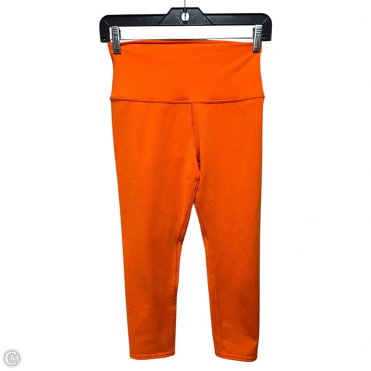 Athletic Leggings Capris By Alo In Orange, Size: S