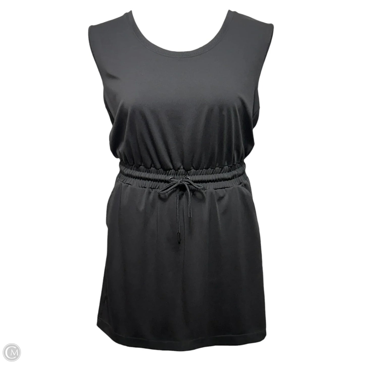 Luvstretch Drawstring Pocket Dress By Lou And Grey In Black, Size: XS