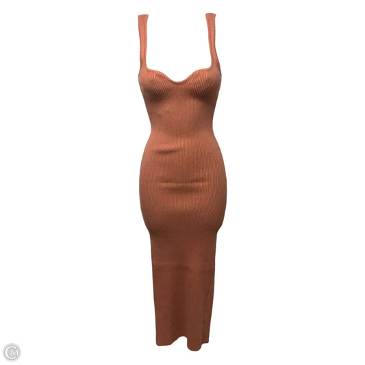 Dress Casual Maxi By Beige Botany In Orange, Size: S