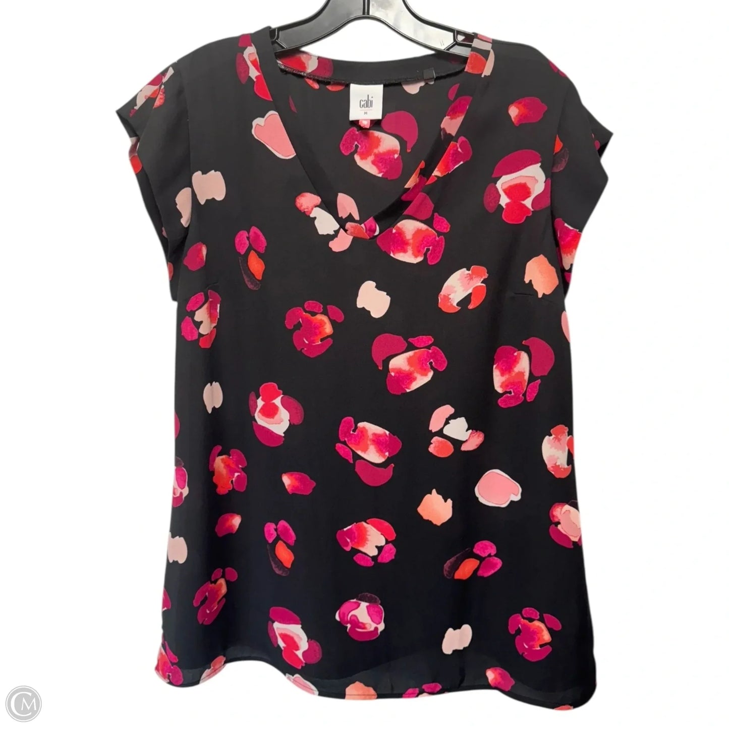 Top Short Sleeve By Cabi In Multi-colored, Size: M