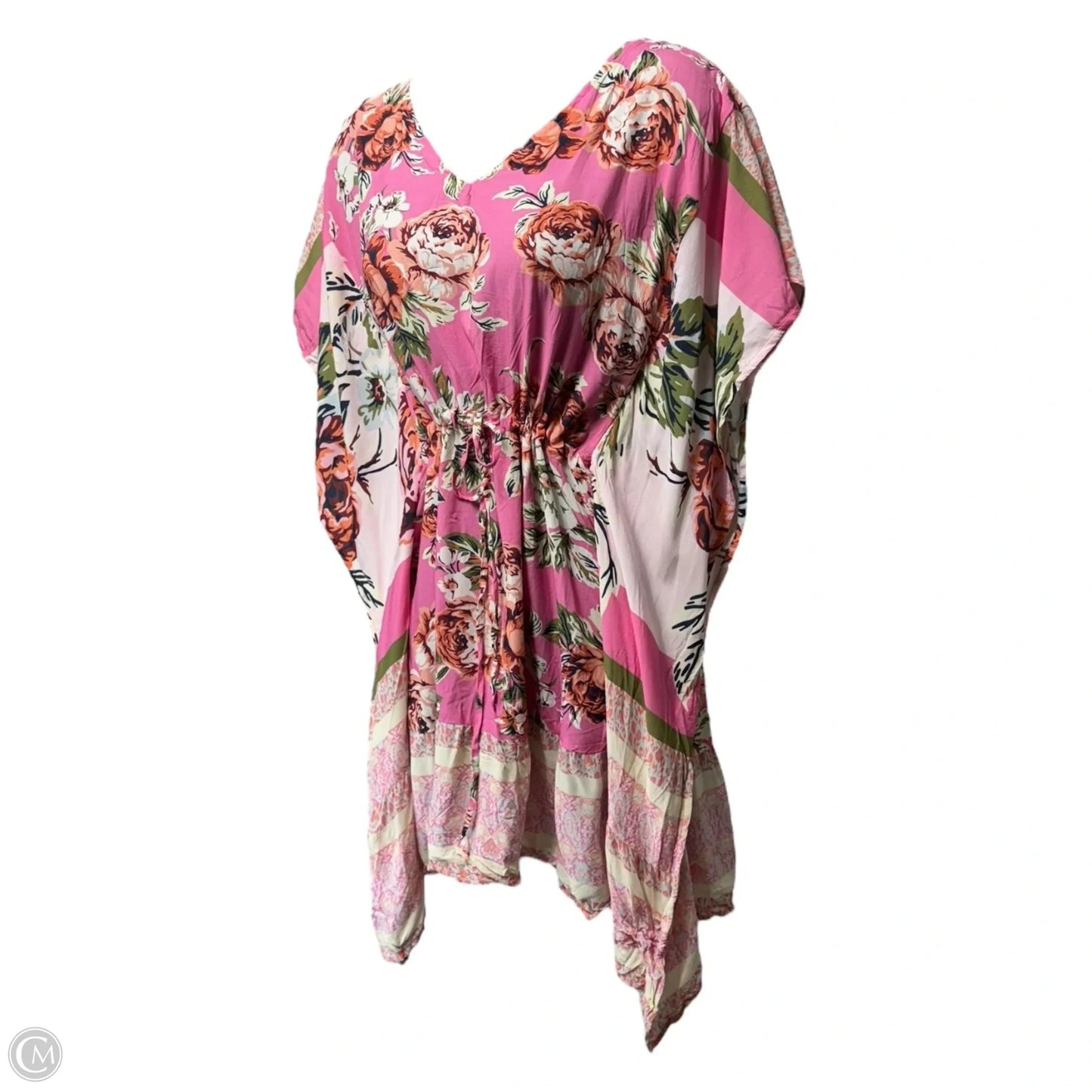 Forsythia Kaftan Swim Cover Up Dress By Maaji In Exotic Species Floral Print, Size: S
