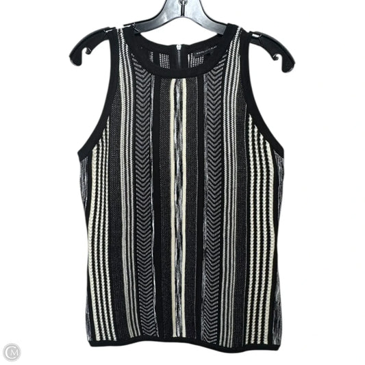Top Sleeveless By White House Black Market In Black & Cream, Size: S
