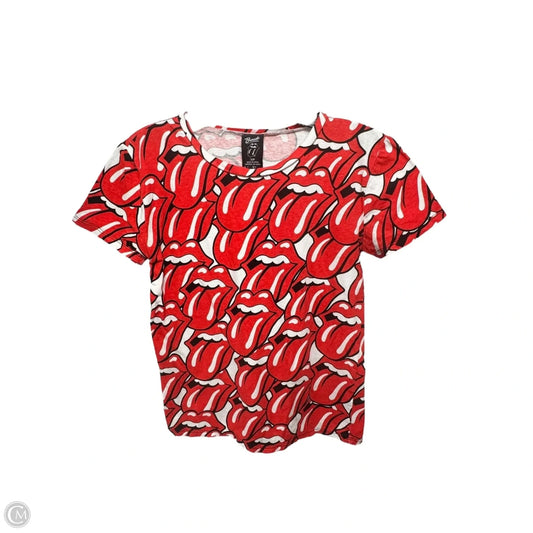 Top Short Sleeve By Cmc In Multi-colored, Size: S