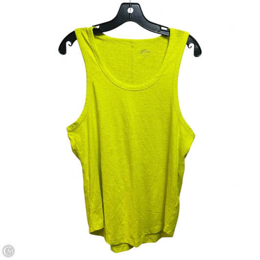 Tank Top By J. Crew In Yellow, Size: S