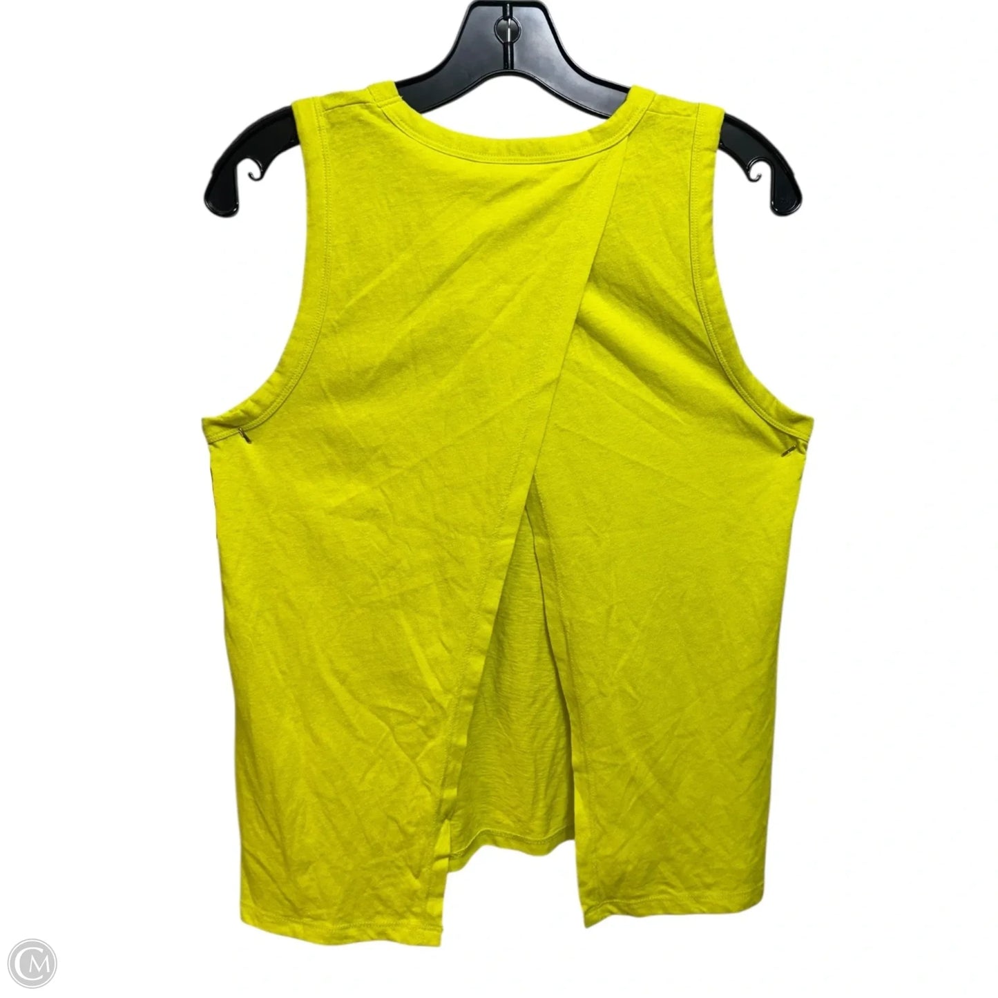 Split Back Athletic Tank Top By J. Crew In Yellow, Size: M