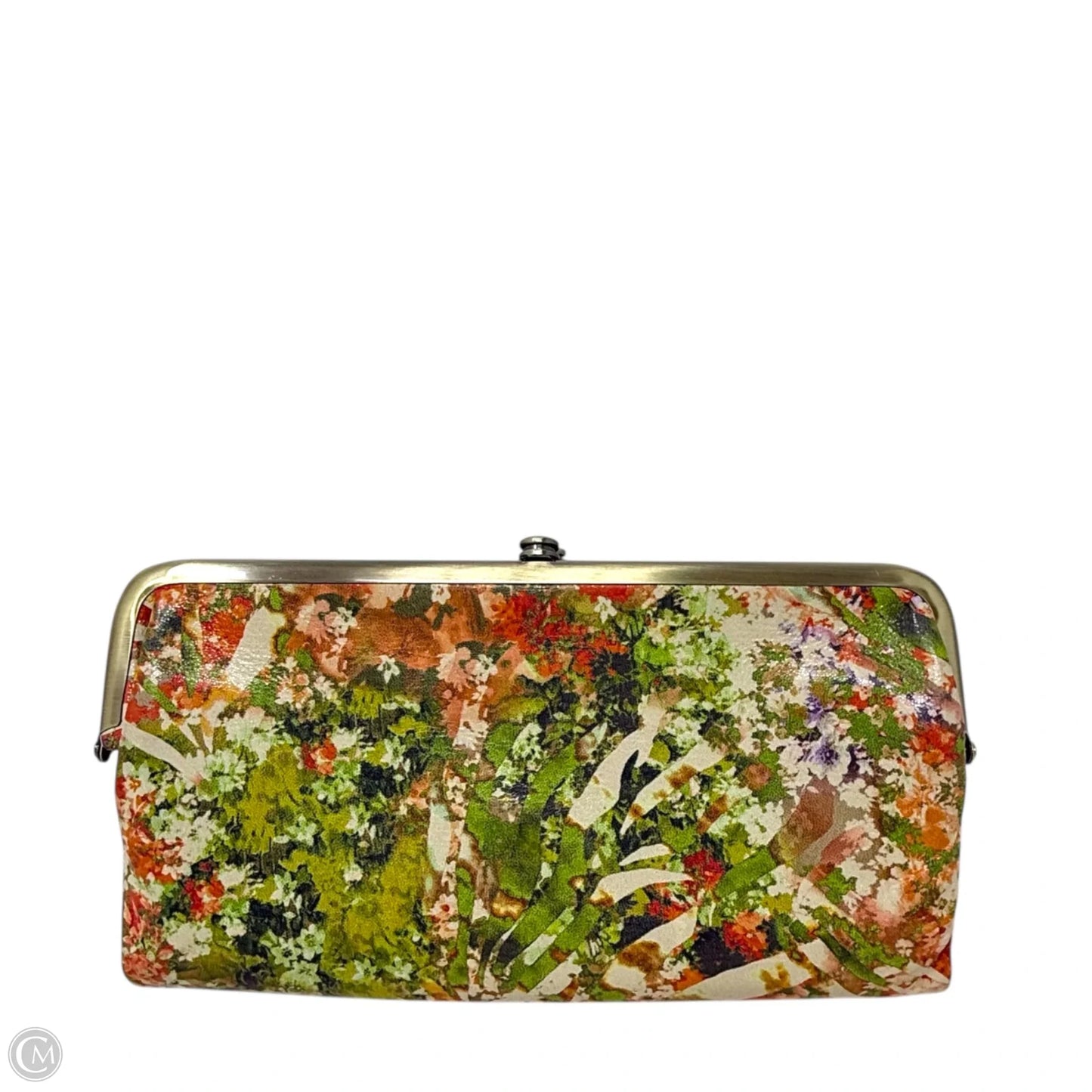 Lauren Leather Clutch Wallet By Hobo Intl In Tropic Print, Size: Large