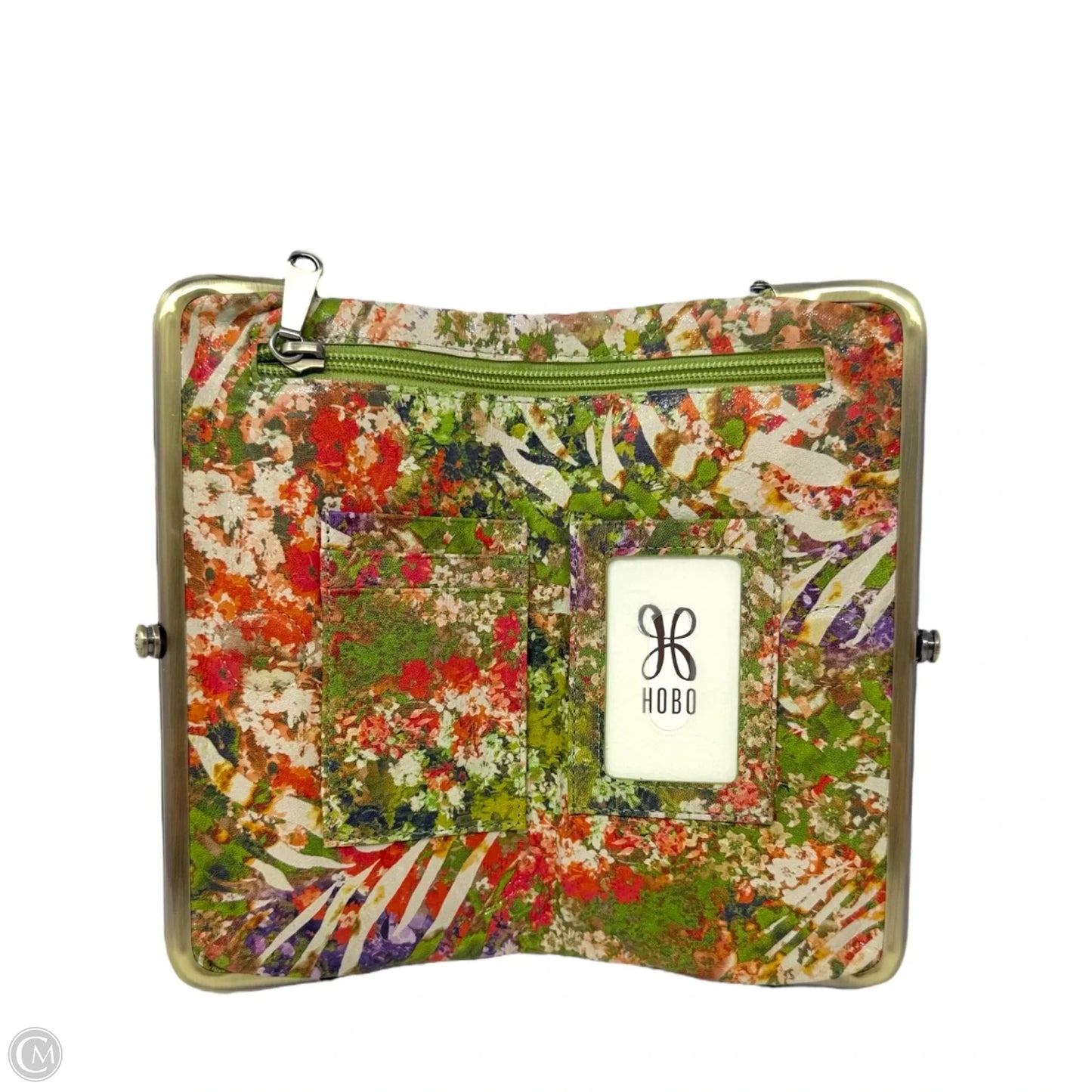 Lauren Leather Clutch Wallet By Hobo Intl In Tropic Print, Size: Large