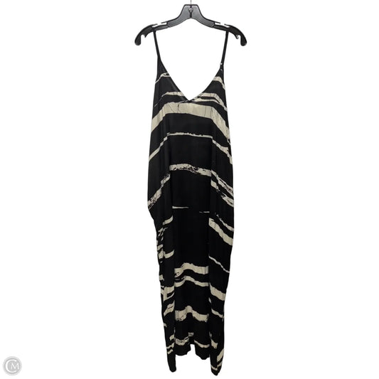 Dress Casual Maxi By Lovestitch In Black & Cream, Size: M/L