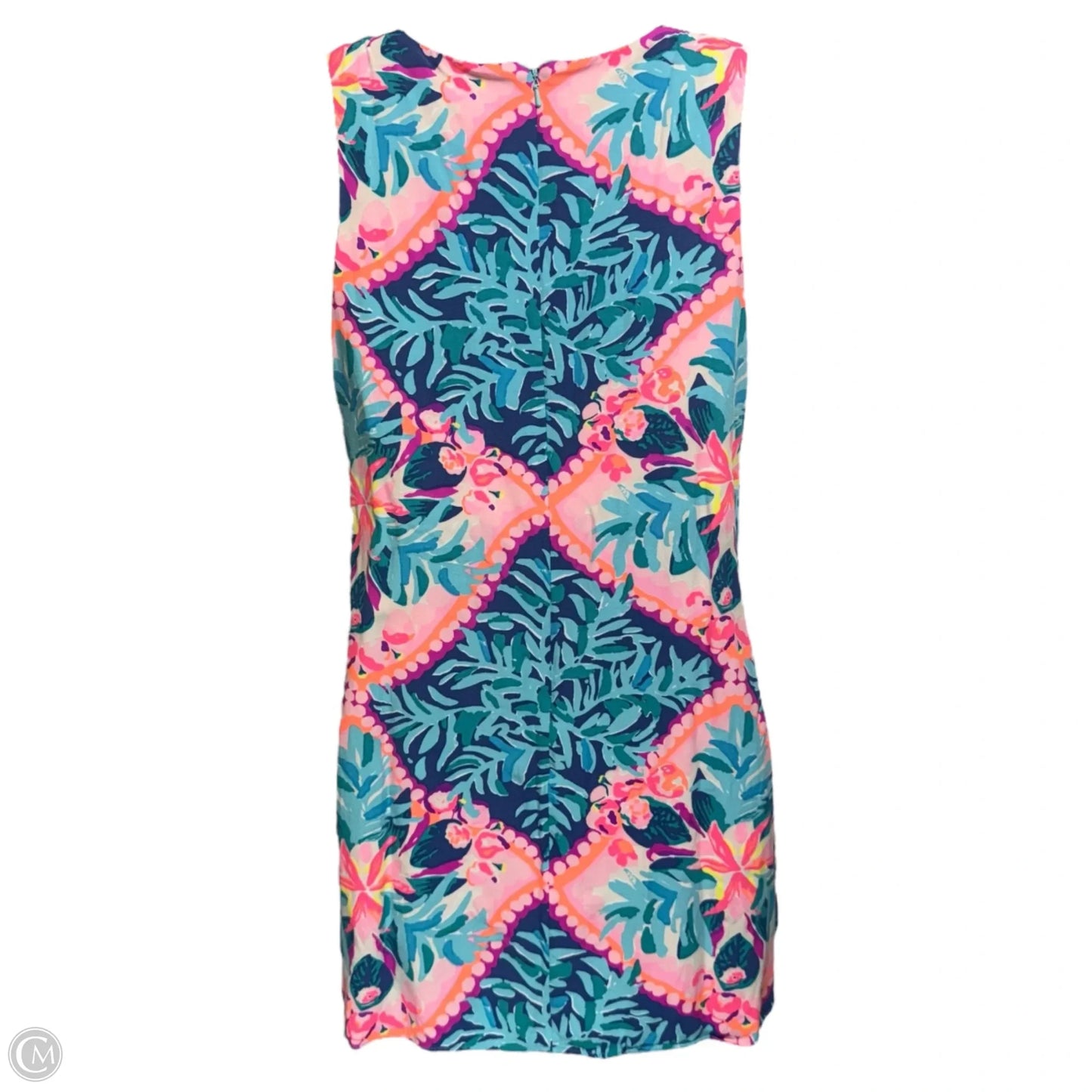 Tanya Romper Designer By Lilly Pulitzer In Seaside Aqua Coconut Cove Engineered, Size: 0