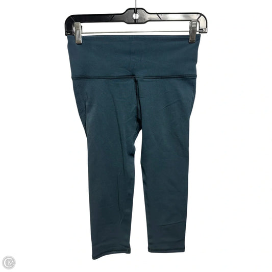 Athletic Leggings Capris By Lululemon In Teal, Size: 6
