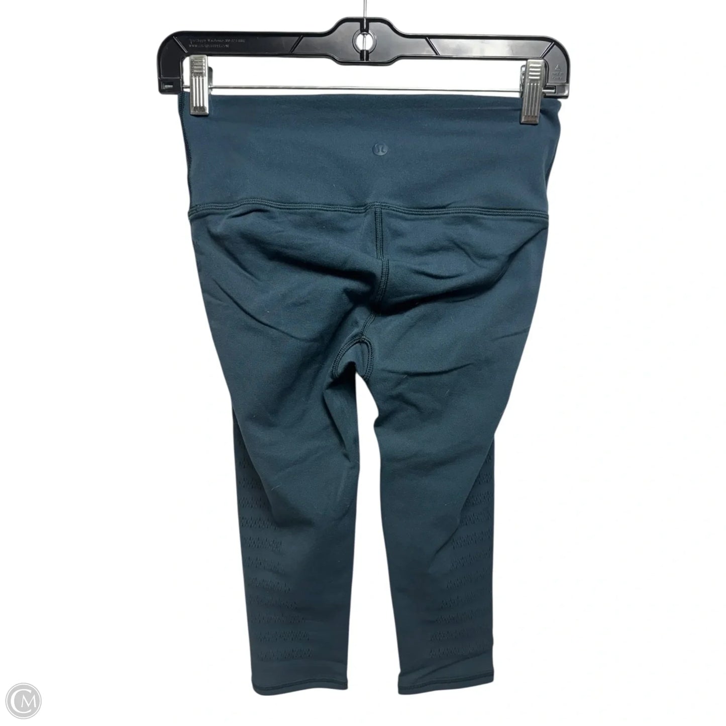Athletic Leggings Capris By Lululemon In Teal, Size: 6