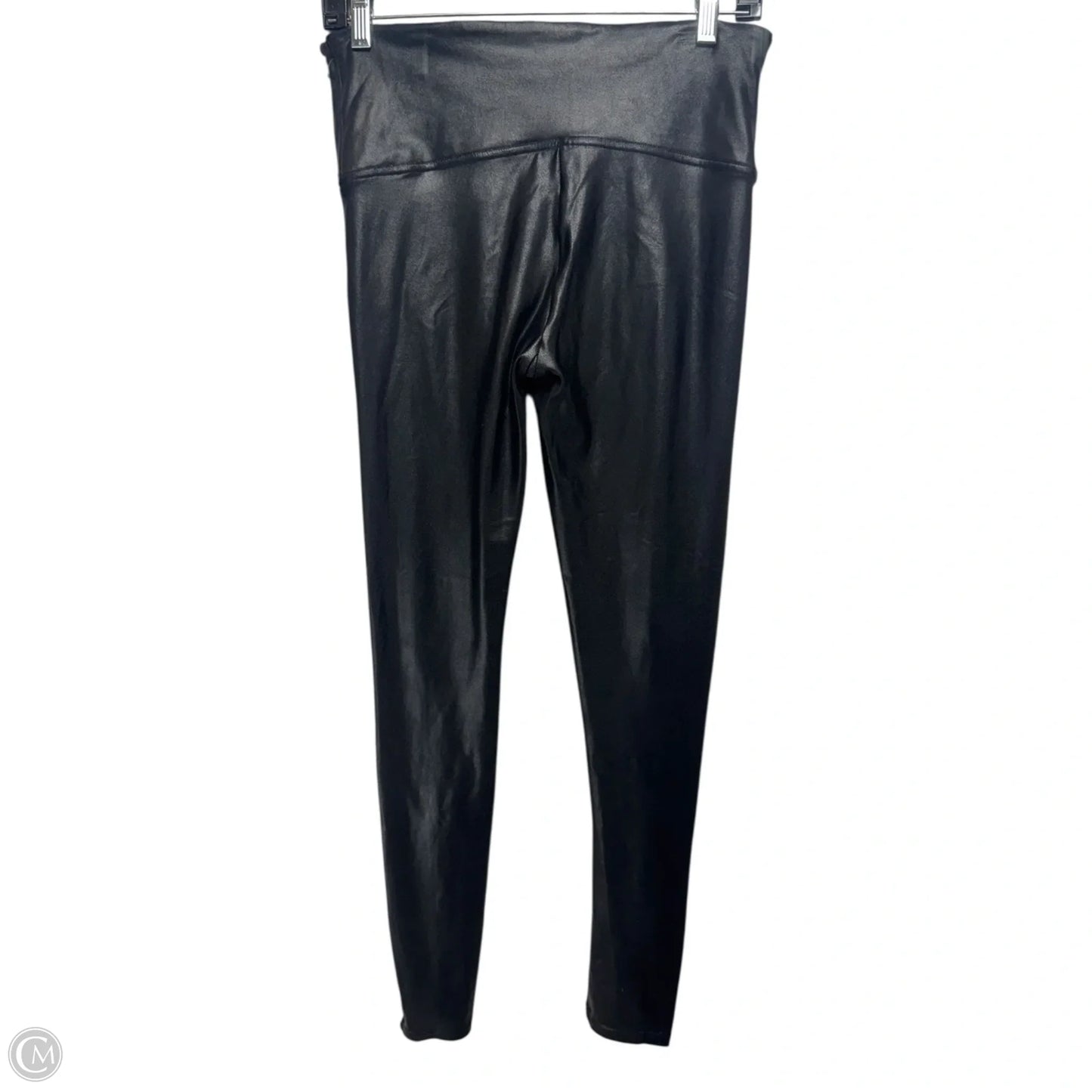 Athletic Leggings By Spanx In Black & White, Size: L