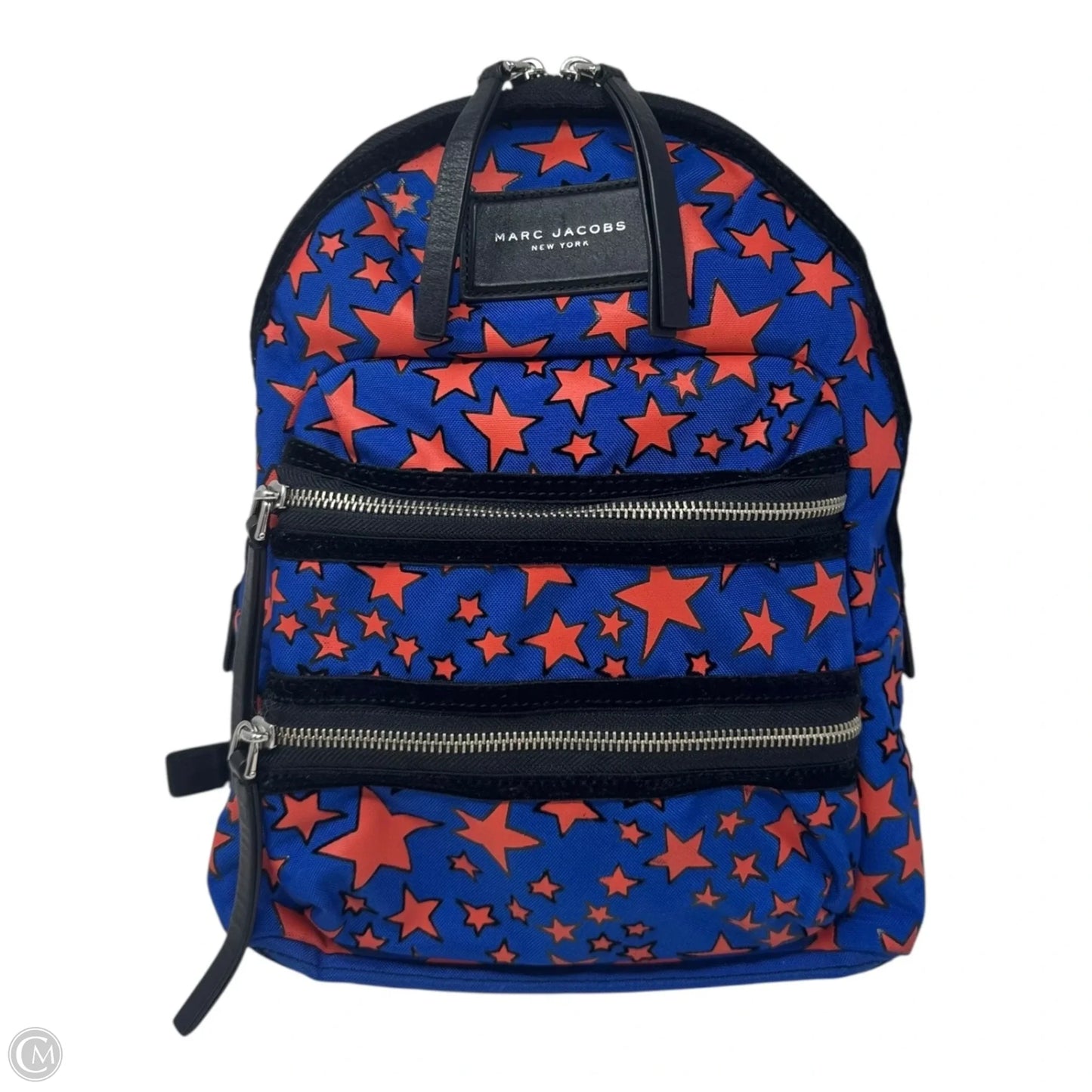 Flocked Stars Mini Backpack Luxury Designer By Marc Jacobs, Size: Medium
