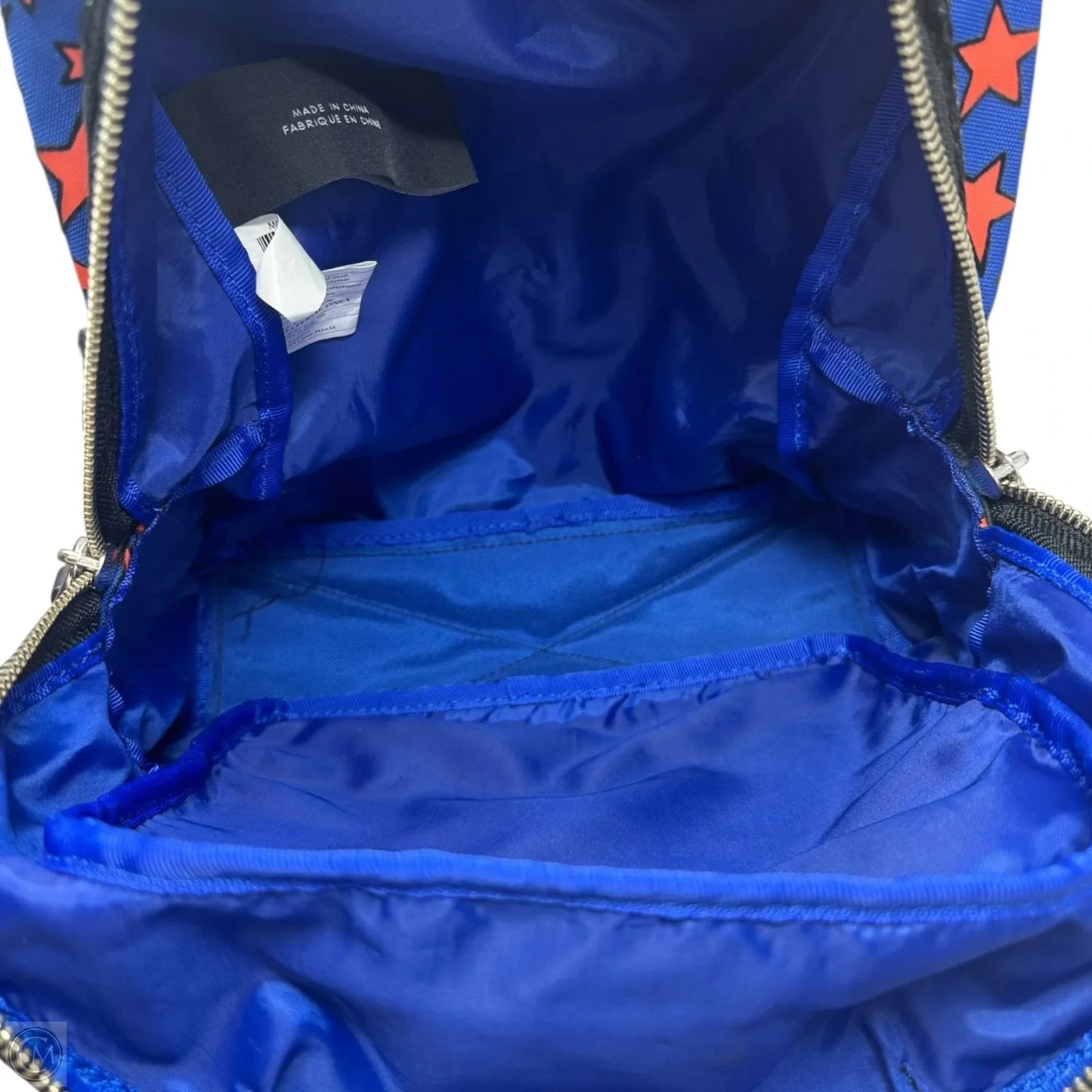 Flocked Stars Mini Backpack Luxury Designer By Marc Jacobs, Size: Medium