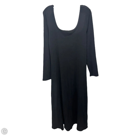 Ribbed Dress Casual Maxi By Old Navy In Black, Size: Xl