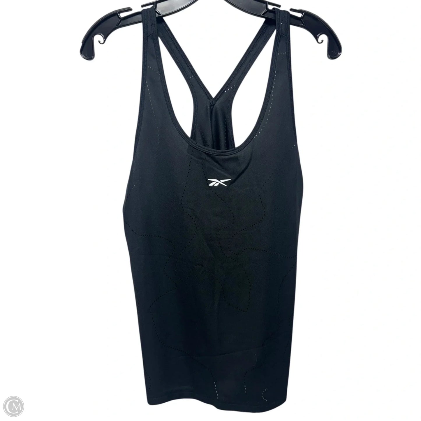 Athletic Tank Top By Reebok In Black, Size: M