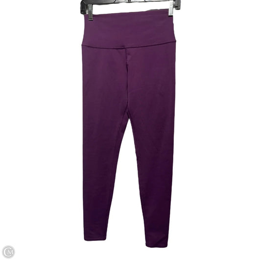 Athletic Leggings By Alo In Purple, Size: S