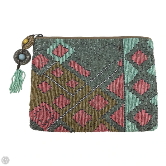 Beaded Clutch By Jasper & Jeera, Size: Medium