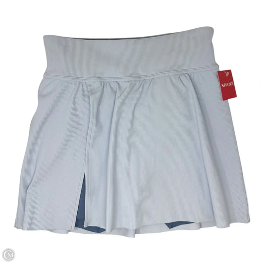 Contour Rib Front Slit Athletic Skirt By Spanx In Blue, Size: M