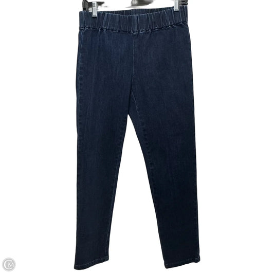 Jeans Jeggings By Soft Surroundings In Blue Denim, Size: Sp