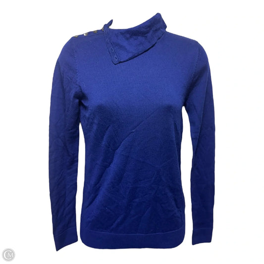 MERINO WOOL Sweater By Brooks Brothers In Blue, Size: Xs