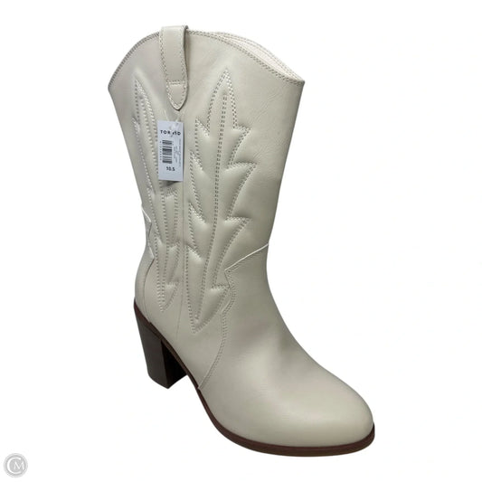 Boots Western By Torrid In Cream, Size: 10.5