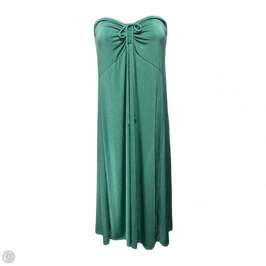 Ruched Front Bandeau Dress By Free People In Green, Size: XS