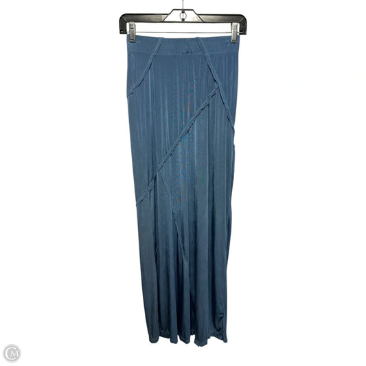 On The Edge Maxi Skirt By Free People In Blue, Size: XS