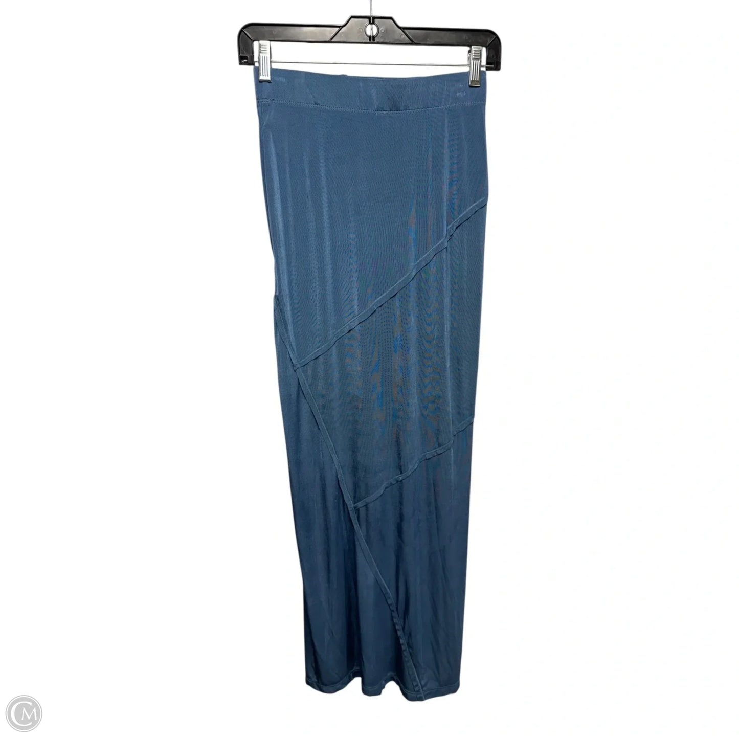 On The Edge Maxi Skirt By Free People In Blue, Size: XS