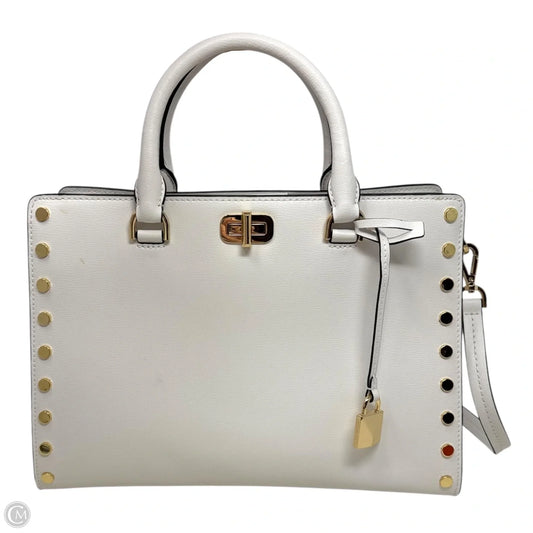 Sylvie Studded Handbag Leather By Michael By Michael Kors, Size: Medium