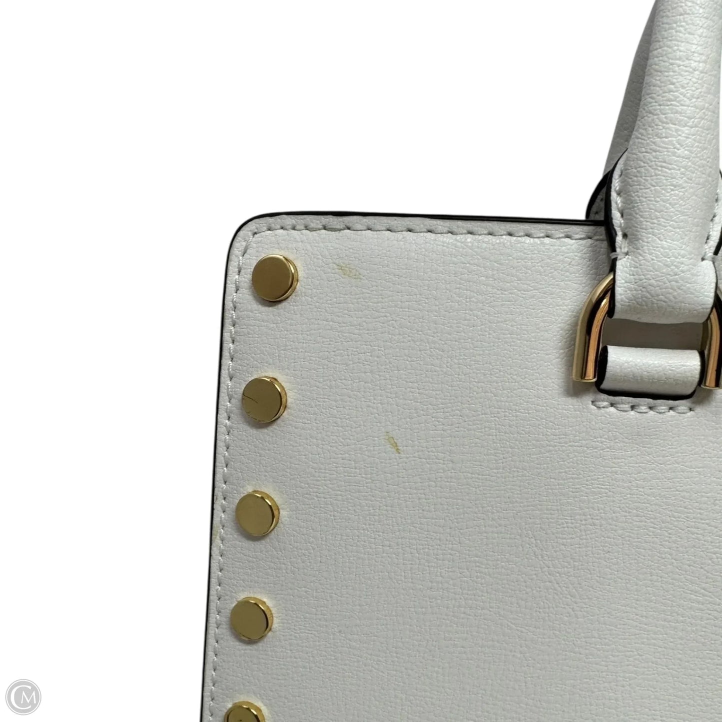 Sylvie Studded Handbag Leather By Michael By Michael Kors, Size: Medium