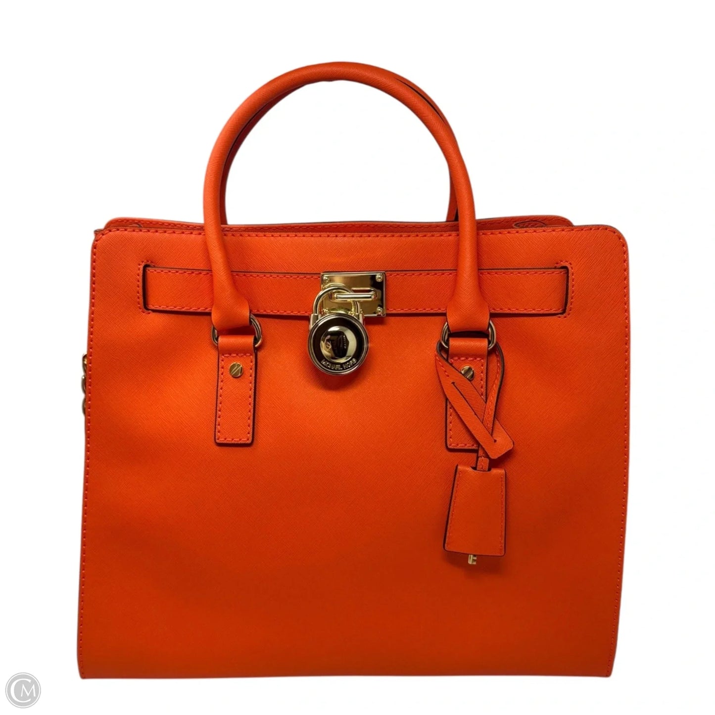 Hamilton Handbag Leather By Michael By Michael Kors, Size: Medium