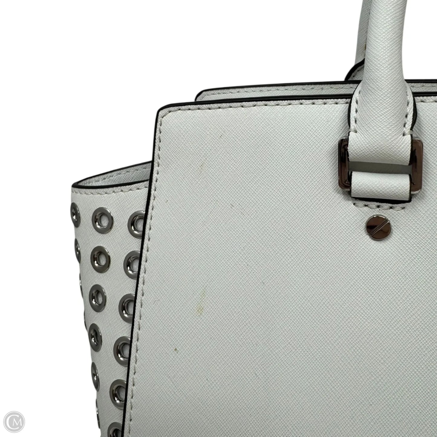 Selma Grommet Handbag Leather By Michael By Michael Kors, Size: Medium