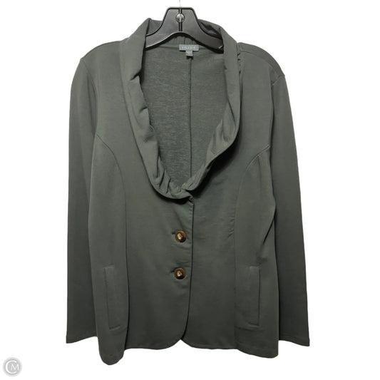 Blazer By Lilla P In Grey Green, Size: L