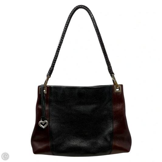 Vintage Charlotte Leather Shoulder Bag By Brighton, Size: Medium