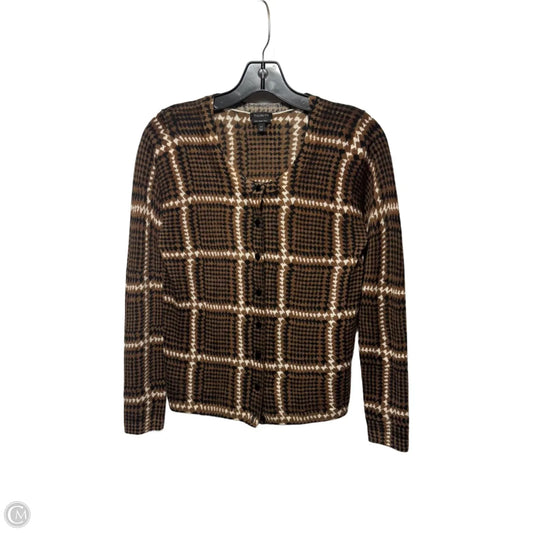 Merino Wool Sweater Cardigan By Talbots In Multi-colored, Size: Xs