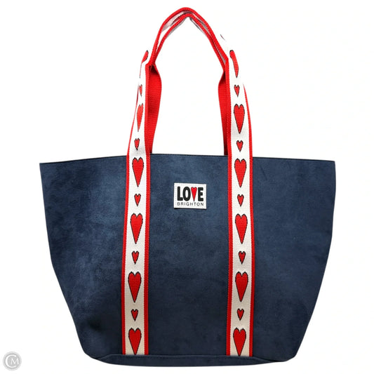 Velveteen Love Tote By Brighton, Size: Medium