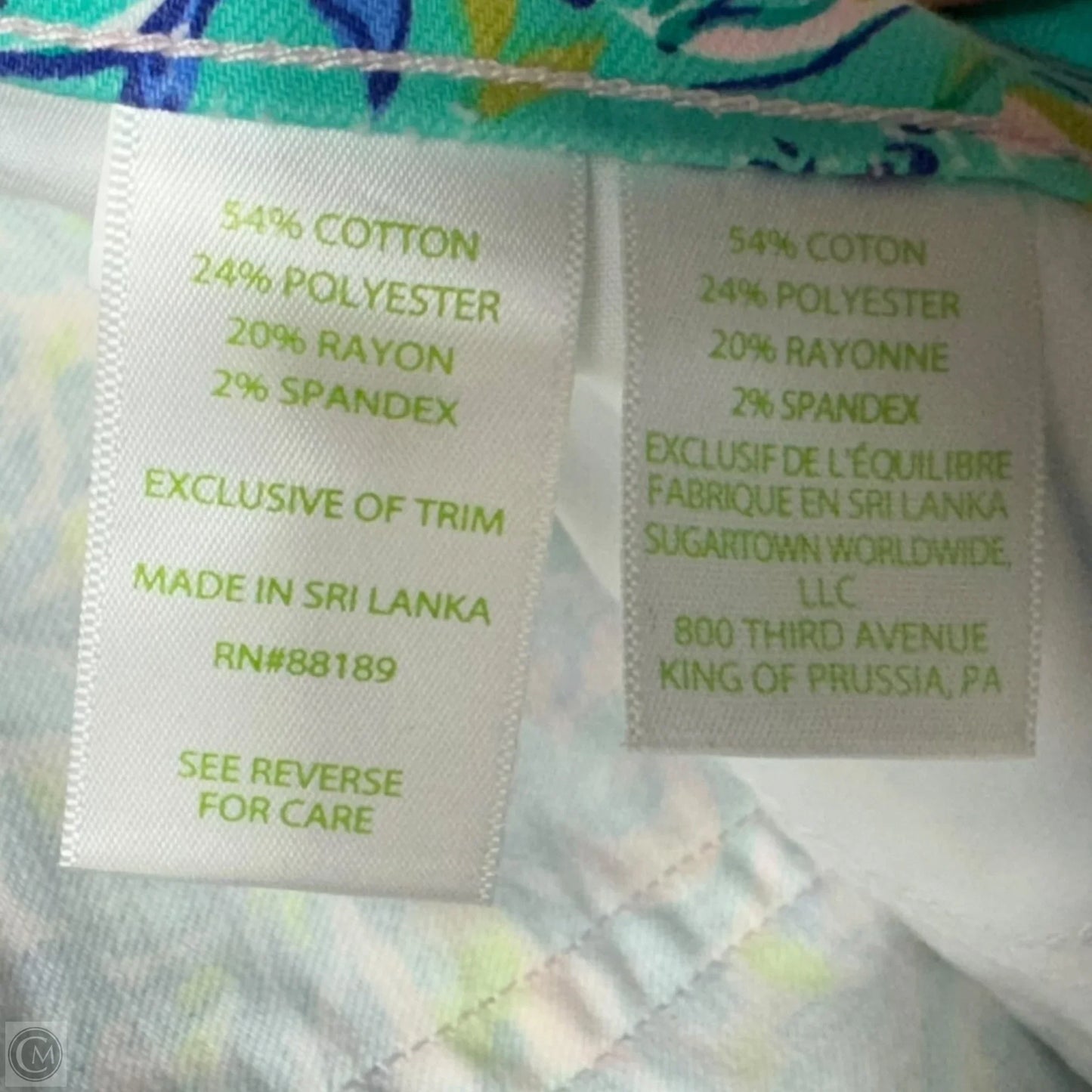 South Ocean Skinny Jeans Designer By Lilly Pulitzer In Melon Fig Tint, Size: 8