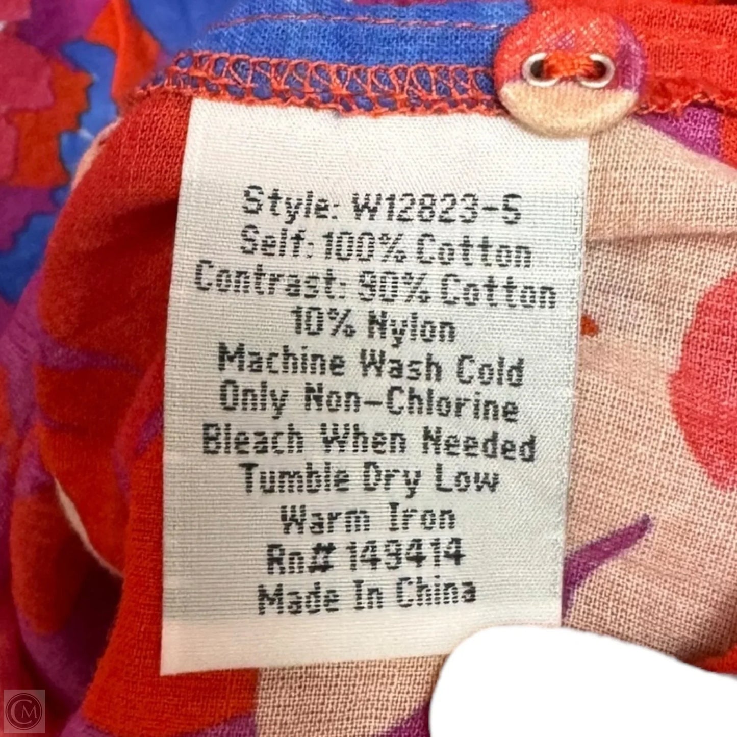 Giverney Gardens Raglan Poet Blouse By Johnny Was In Floral Print, Size: S