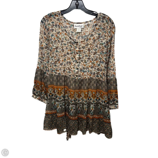 Top Long Sleeve By Northstyle In Multi-colored, Size: Xl